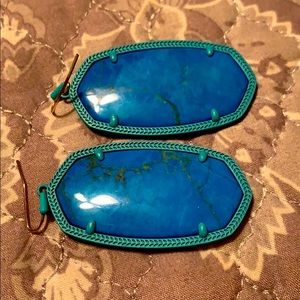 Kendra Scott Aqua Earrings